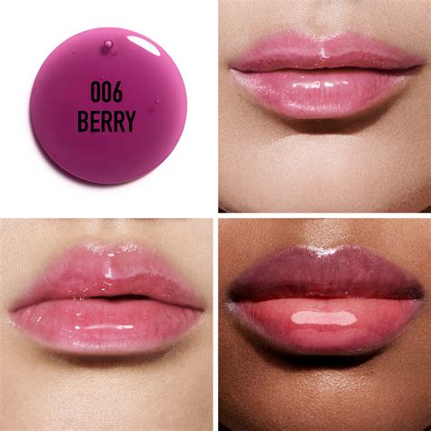 dior lip glow oil berry.